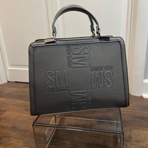 Steve Madden B Mateo Satchel/Crossbody Bag Color Gray